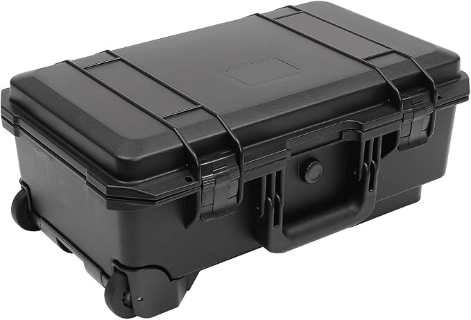 22" Weatherproof Hard Case Rolling Waterproof Case Dry Box - Image 6