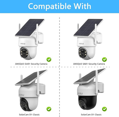 Gutter Mount for AOSU Solar Security Cameras Outdoor Wireless and ANSQUE - Image 4