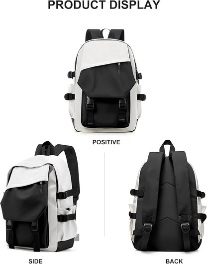 coowoz School Bag Lightweight Casual Daypack College Laptop Backpack - Image 4