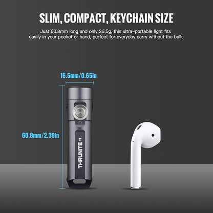 ThruNite Ti Mini Keychain Flashlight, USB-C Rechargeable EDC Pocket Light - Image 6