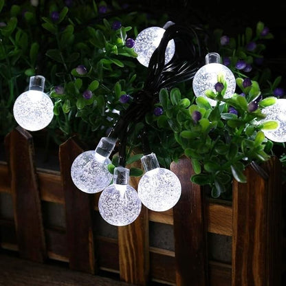 Toodour Solar String Lights Outdoor, 36ft 60 LED Globe String Light - Image 2