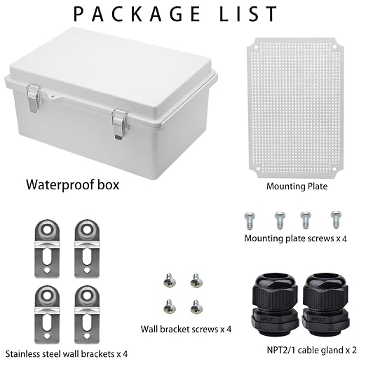 Outdoor Waterproof Electrical Box Junction Box Weatherproof IP67 ABS Plastic - Image 4