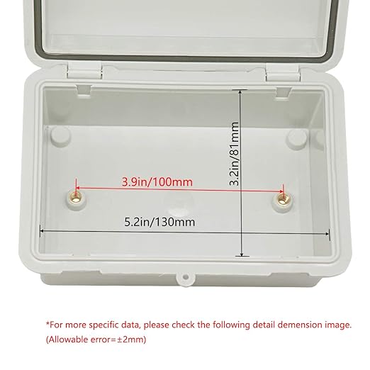 Zulkit IP65 Waterproof ABS Plastic Electrical Box - Image 3