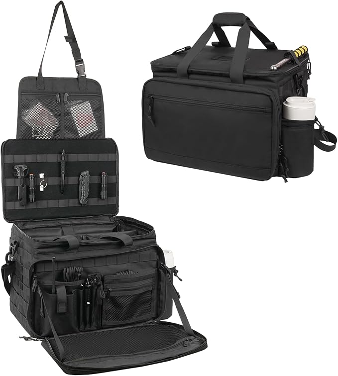 SCAVATA Patrol Bag Law Enforcement, Police Gear Car Front Seat Vehicle by Tidyyourlife