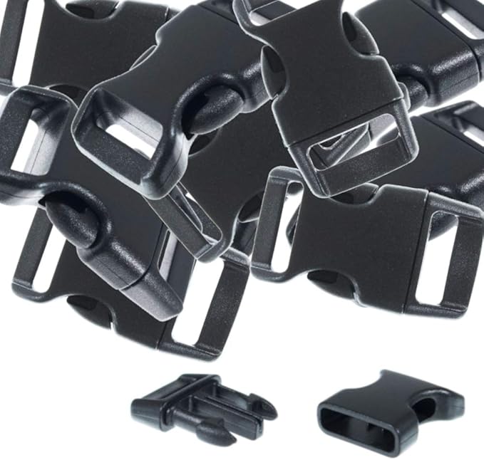 Black Plastic Side Release Buckles - Image 5