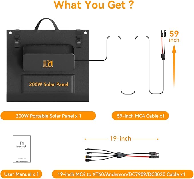 200 Watt Solar Panel IP68 Waterproof ETFE Coating Portable 24V MC4 Output - Image 8