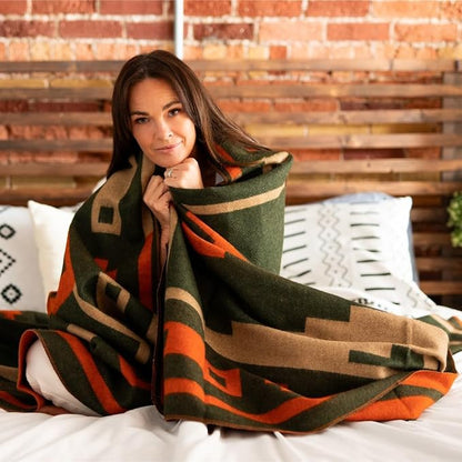 Arcturus Rainier Wool Blanket, Washable Wool Blanket - Image 5