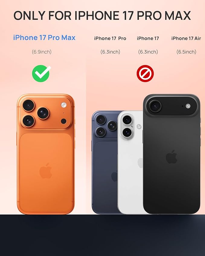 Lanhiem Magnetic for iPhone 17 Pro Max Case, IP68 Waterproof, Compatible - Image 7