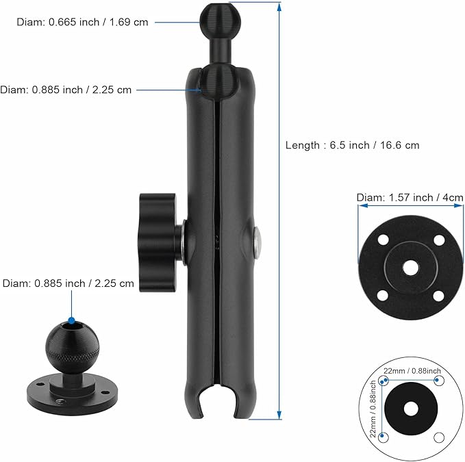 Mippko Wall Mount Phone Holder for Truck/Car/Boat/Wall/Desk, Compatible - Image 5