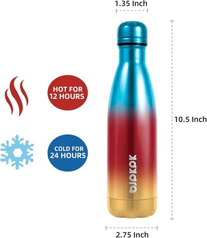 BJPKPK 17oz Insulated Stainless Steel Water Bottles, Sports Water Bottles Keep - Image 3