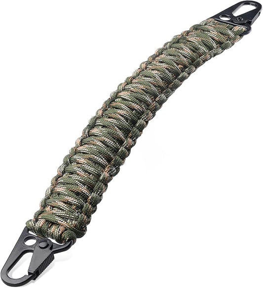 Tactical Paracord Handle，9-core Weaving Paracord Strap by PITOZER