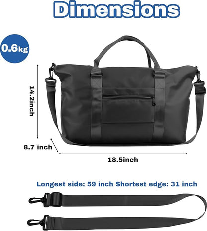 Weekender Duffel Bags for Women， Travel Totes Bag for Airplane Essentials - Image 4