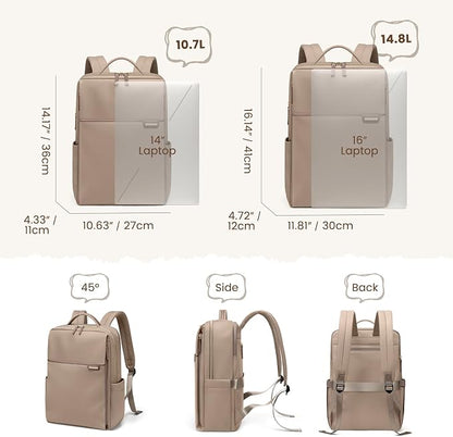 Laptop Backpack for Women, Work Business Traval Computer Backpacks - Image 2