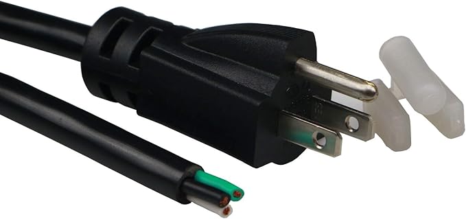 10 Feet Tool Power Cord 14AWG Heavy Duty 3 Prong 15A 125V 105℃ Temperature by Retafe