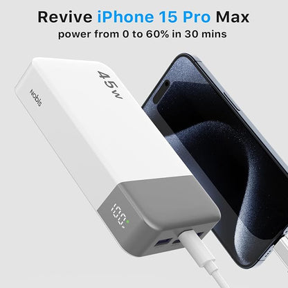 NOBIS Portable Charger, 20000mAh Power Bank, 45W Power Bank Fast Charging - Image 2