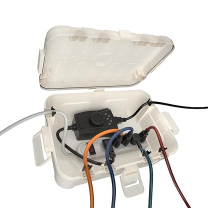Flemoon Large Outdoor Electrical Box, IP54 Waterproof Outdoor Extension Cord by FLEMOON