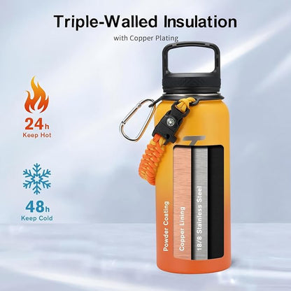 Trebo 32oz Water Bottle Insulated - Image 2