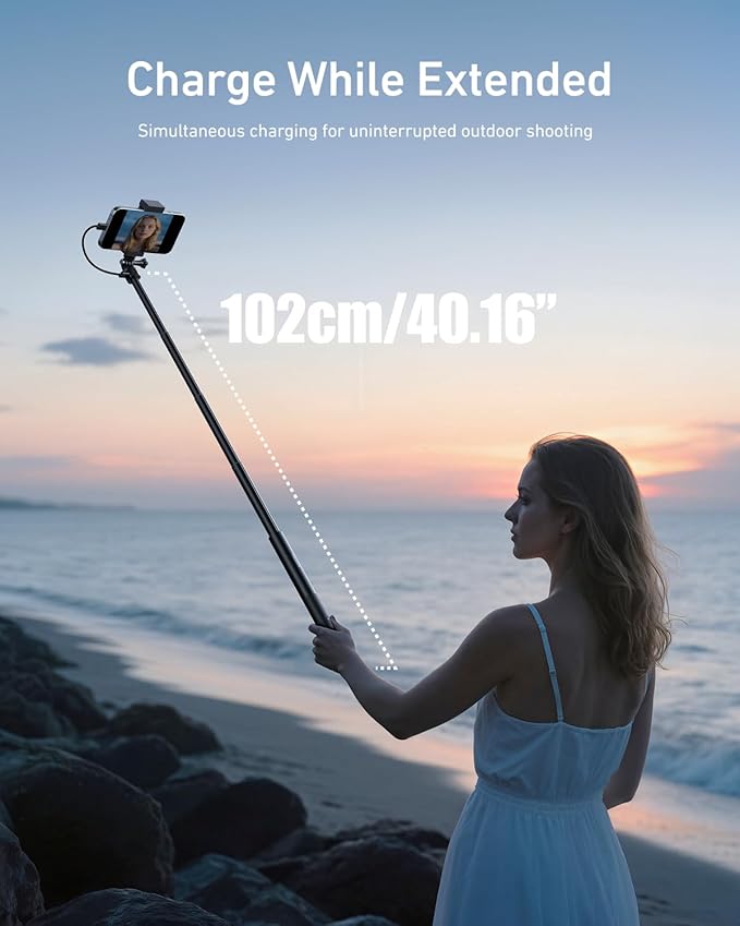 TELESIN Power Grip Selfie Stick - Image 7