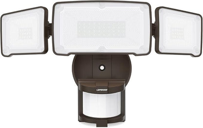 LEPOWER LED Security Light Motion Sensor Light Outdoor, 38W 4200LM Motion by LEPOWER