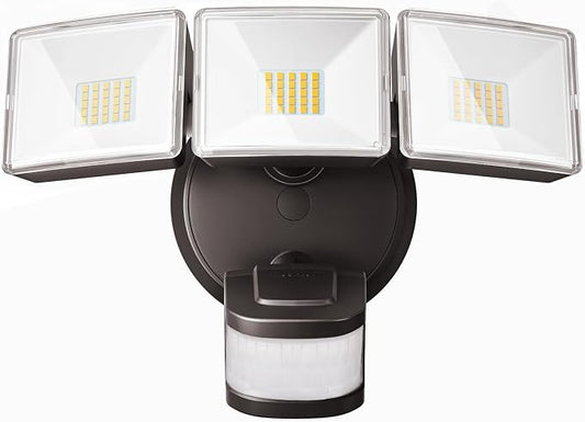 OREiN 4500LM/35W Flood Lights Outdoor, 180°/40FT Motion Sensor Outdoor Lights by OREiN