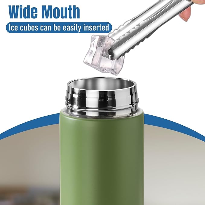 PARACITY Insulated Water Bottle, 15 oz Stainless Steel Water Bottles, Double - Image 6