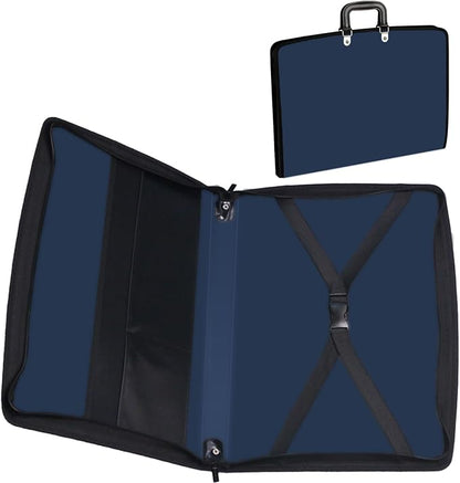Acocony 11x17 Portfolio with Zipper Closure PP Material Oxford Cloth Edge - Image 7