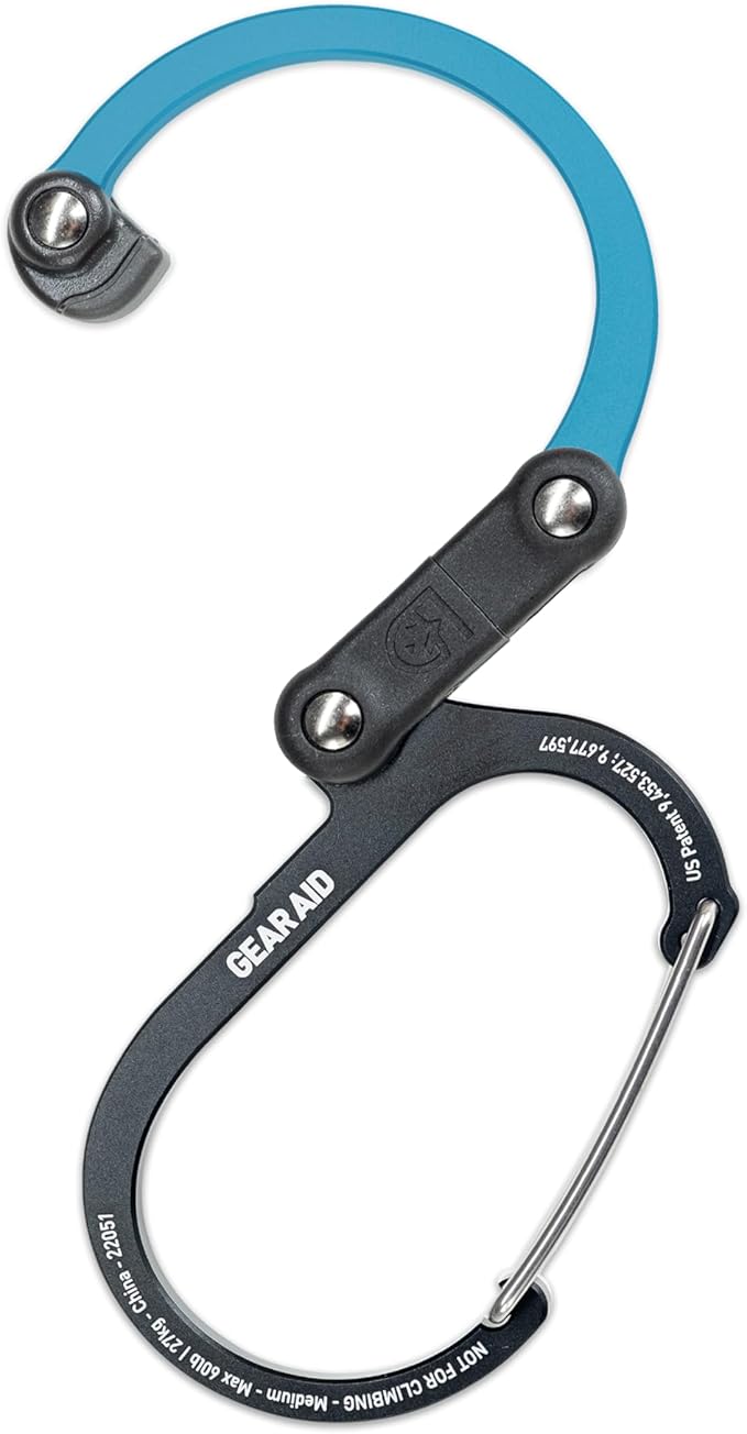 GEAR AID HEROCLIP 360° Swivel Carabiner Gear Clip and Hook - Image 2