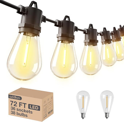 addlon 72FT LED Outdoor String Lights - Image 8