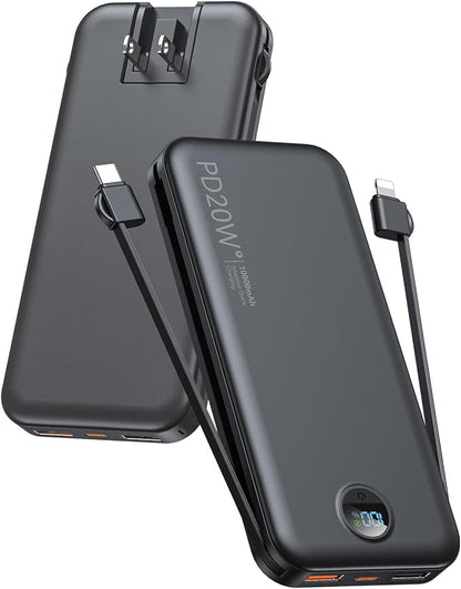 Portable Charger, 10000mAh PD20W Fast Charging Power Bank by CITICR