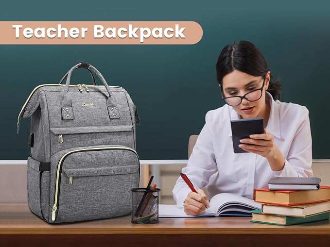 LOVEVOOK 17 inch Laptop Backpack Women, Large Travel Computer Back Pack - Image 7