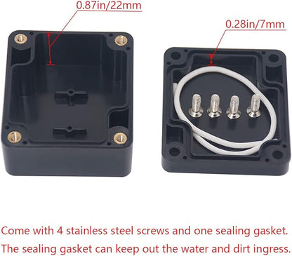 Project Box ABS Black Electrical Boxes IP65 Outdoor Waterproof Box Electronic - Image 5