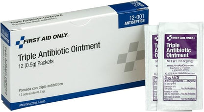 First Aid Only 12-001 Triple Antibiotic Ointment Packet - Image 4