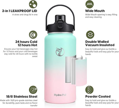 64oz Half Gallon Insulated Water Bottle - Image 3
