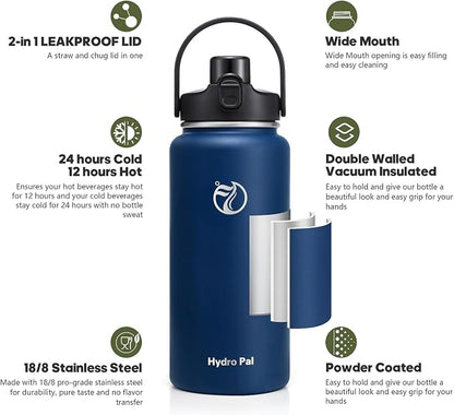 64oz Half Gallon Insulated Water Bottle - Image 3