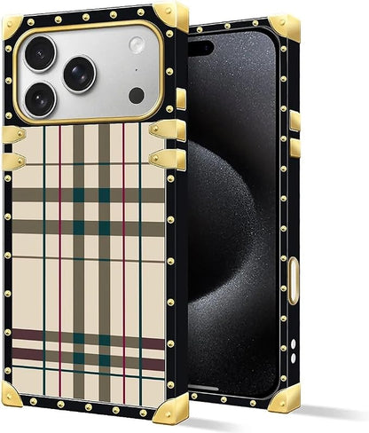 for iPhone 17 Pro Max Case Luxury Golden Decoration - Image 2