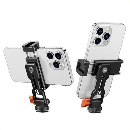 K&F CONCEPT Metal Phone Tripod Mount, Universal Smartphone Stand by KFCONCEPT
