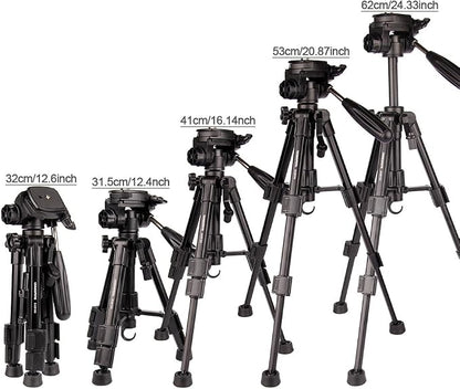 CAMBOFOTO 30"-Camera-Tripod, Porfessional Aluminum Heavy Duty Tripod Stand - Image 8