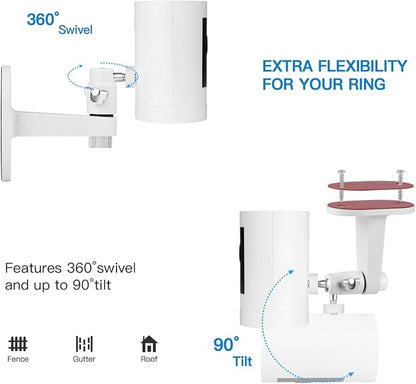 2Pack Adjustable Security Wall Mount Bracket - Image 4