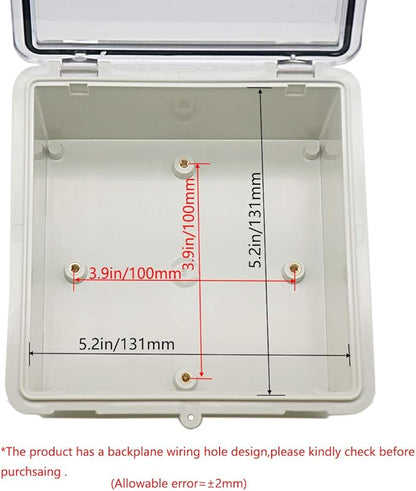 Zulkit Junction Box ABS Plastic Dustproof Waterproof IP65 Electrical Boxes - Image 5