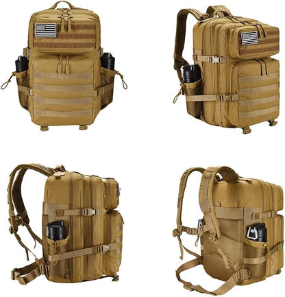 45L Tactical Backpack for Men Women, Military Assault Pack - Image 4