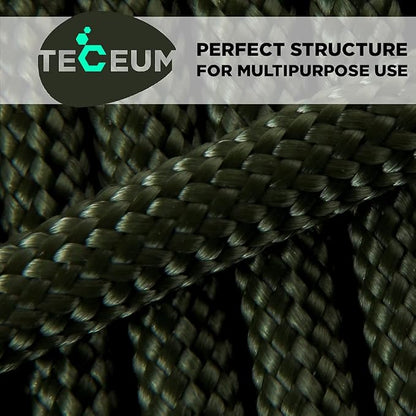 TECEUM 5/32" Paracord Rope 1000 – 1000ft / 200ft / 100ft / 50ft – Tactical - Image 5
