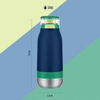 Ello Emma 14oz Vacuum Insulated Stainless Steel Kids Water Bottle - Image 3