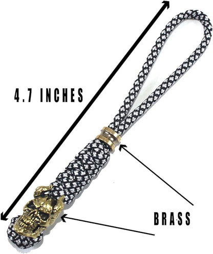 Knife Lanyards with Brass Beads, Paracord Lanyard, Tactical Lanyard - Image 6