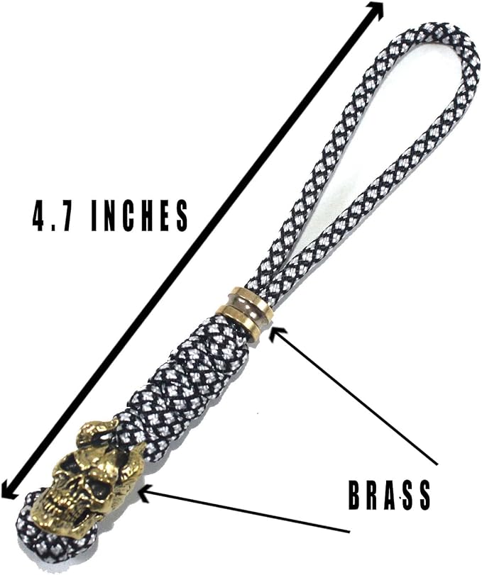 Knife Lanyards with Brass Beads, Paracord Lanyard, Tactical Lanyard - Image 4