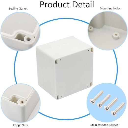 Project Box IP65 Waterproof Junction Box ABS Plastic Electrical Boxes DIY - Image 5