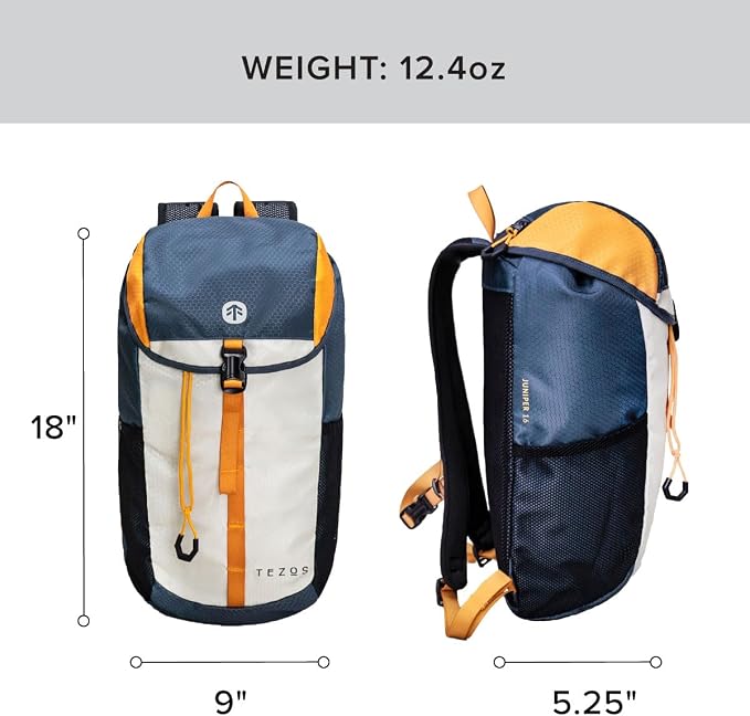 Tezos Juniper Daypack, Lightweight Hiking Backpack and Hydration Pack - Image 2