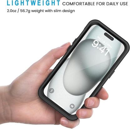 Lanhiem for iPhone 15 Plus Case, IP68 Waterproof Dustproof Shockproof Cases - Image 4
