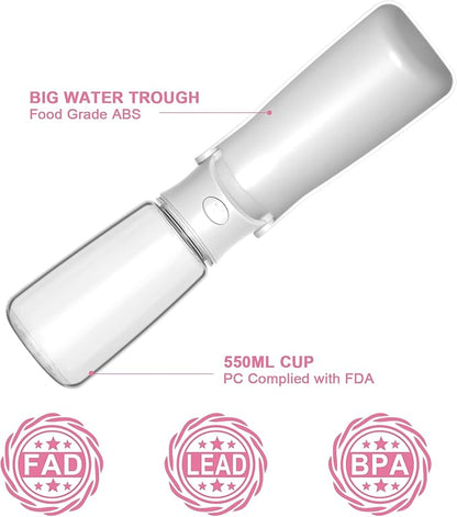 Portable Dog Water Bottle, Foldable Dog Water Bottle Leak Proof Dispenser - Image 2