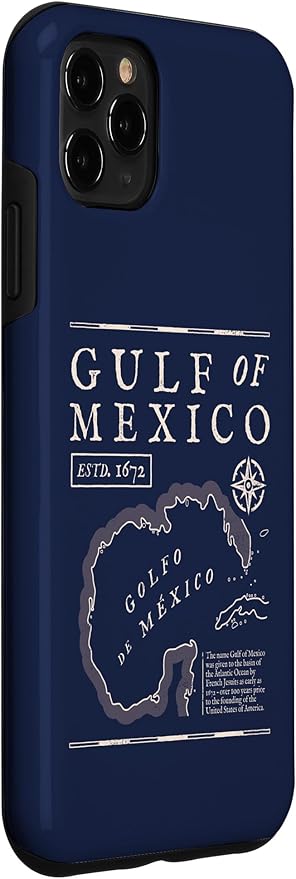 Gulf of Mexico 1672 Historic Map Case - Image 3