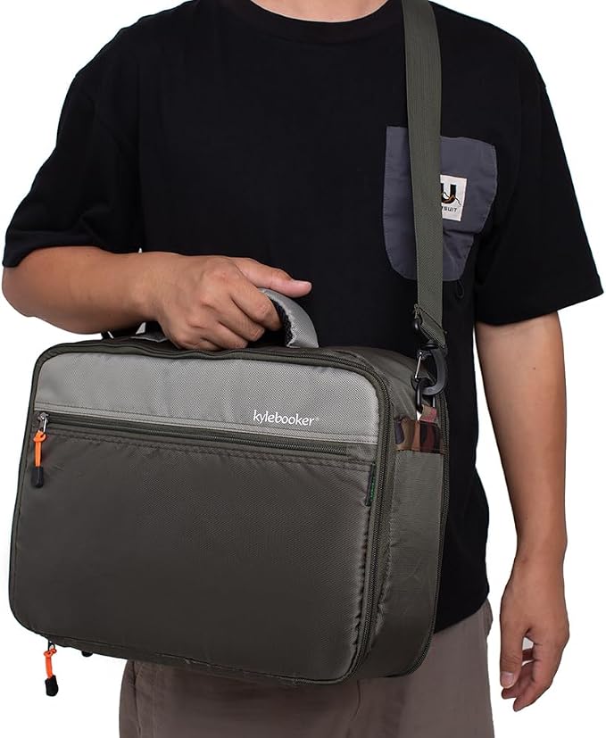 Kylebooker Fly Fishing Reel and Gear Case, Portable Tackle Organizer Storage - Image 8